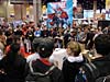 C2E2: Chicago Comic and Entertainment Expo - Transformers Event: Crowd gathered at Marvel booth