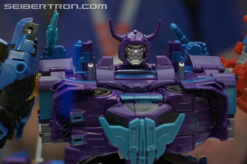 SDCC 2015 - Hasbro Booth: Combiner Wars G2 Menasor and the Stunticons