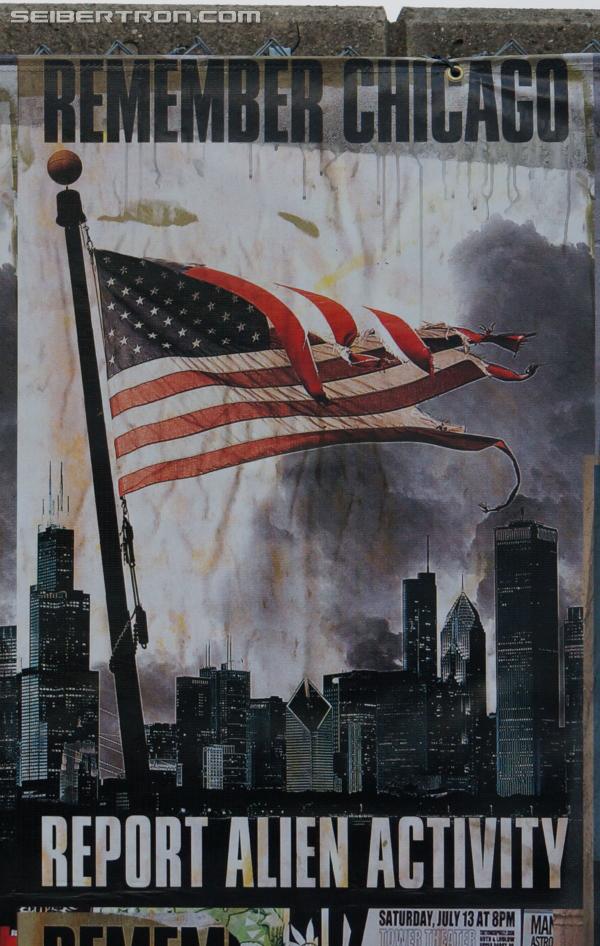 New video and gallery of Propaganda Posters from set of Transformers 4 in Chicago