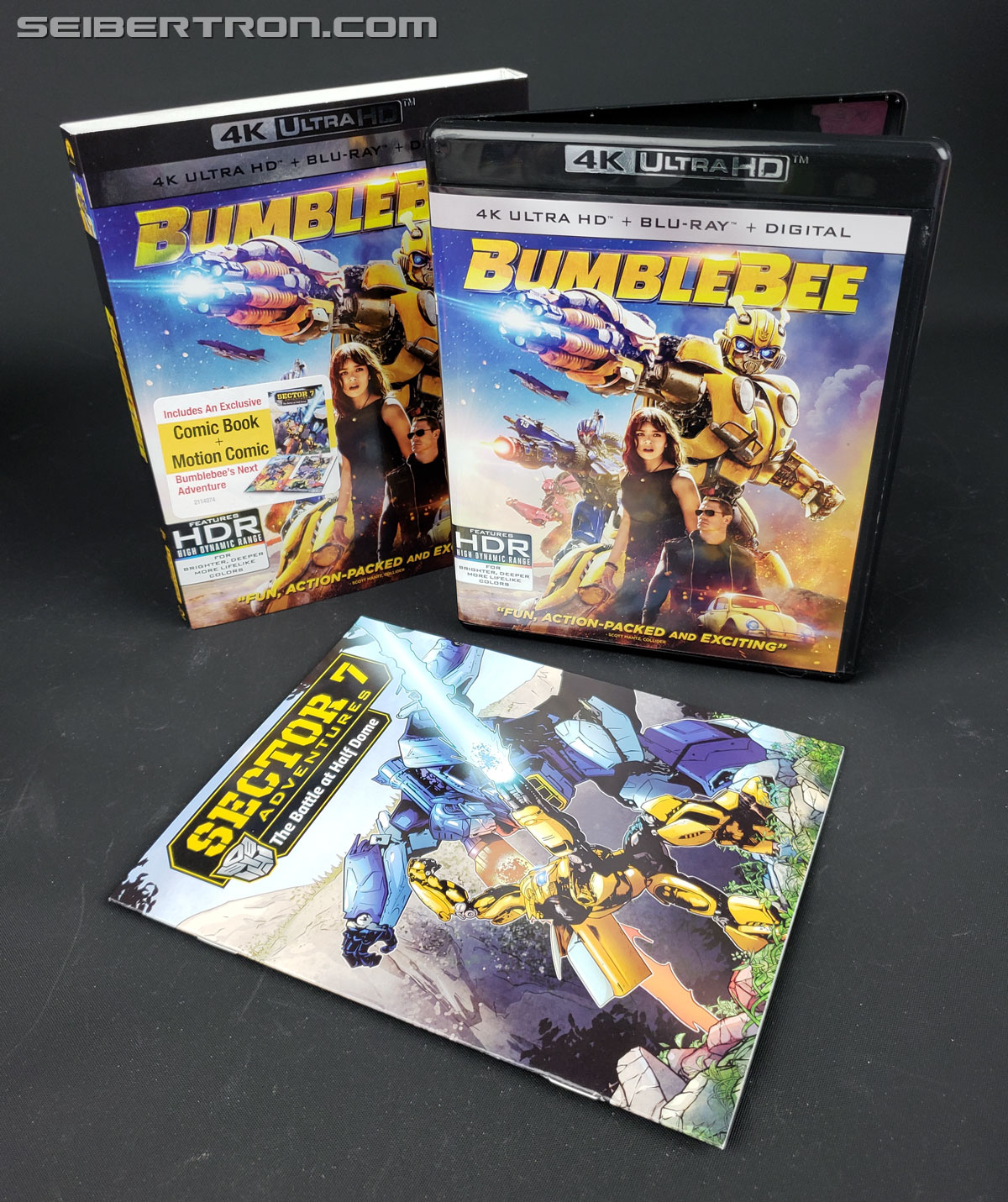 Bumblebee 4K Ultra HD Blu-Ray Combo Set Images