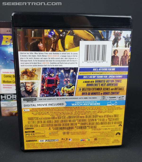 Transformers News: Full list of special features and bonus material on Bumblebee 4K Ultra HD Blu-Ray Combo set